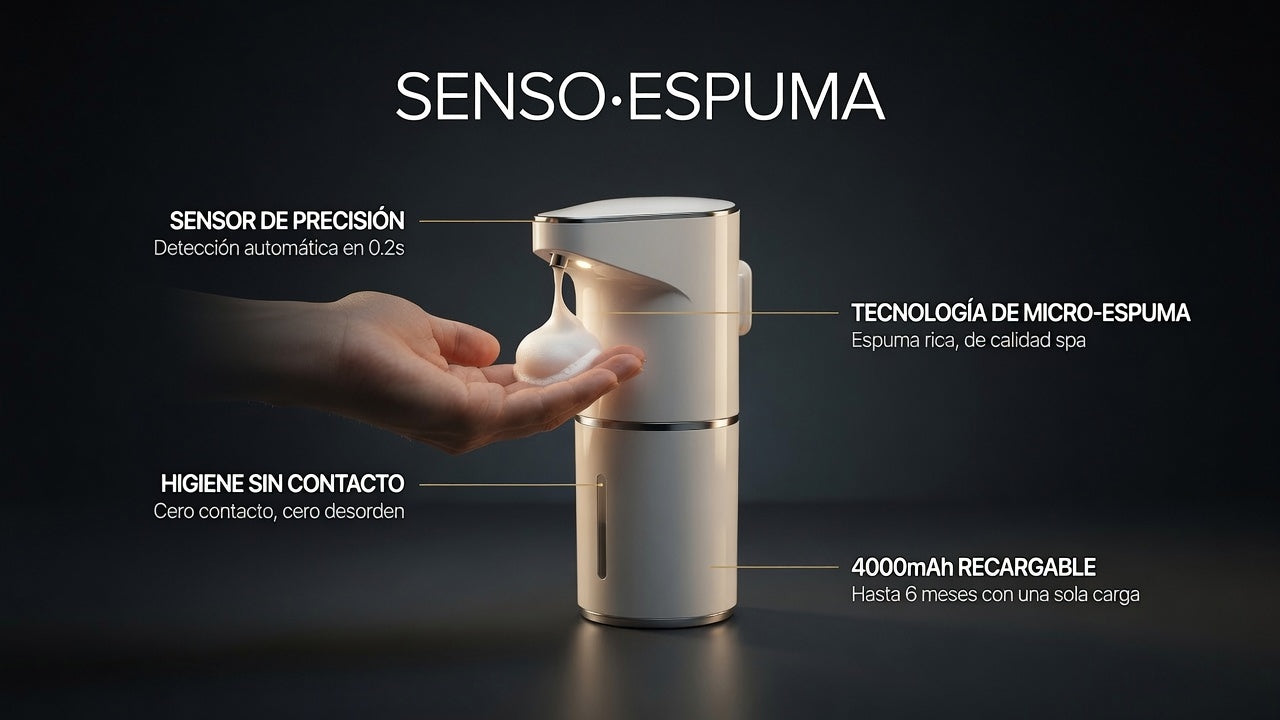 Senso Espuma | Dispensador Inteligente de Jabón en Espuma