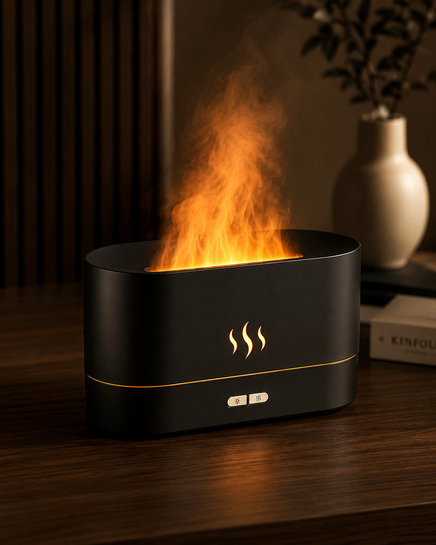 Humidificador Chimenea | Efecto Llama Relajante